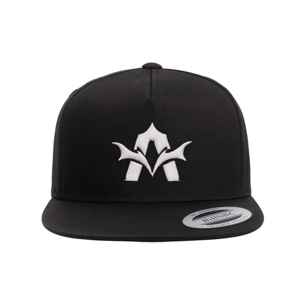 Black Astrix snapback hat